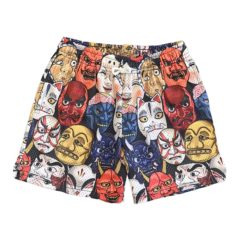 DIOTSR Men's Athletic Graphic Shorts - Quick-Dry Summer Wear