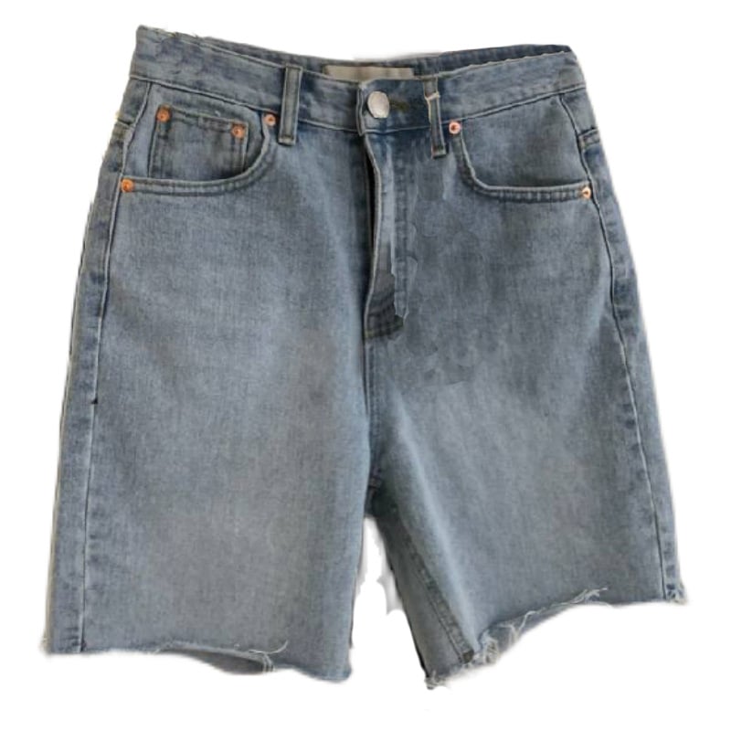 Chic Loose-Fit Denim Shorts