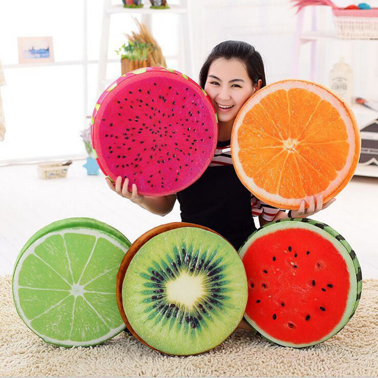 3D Delightful Fruit Cushion