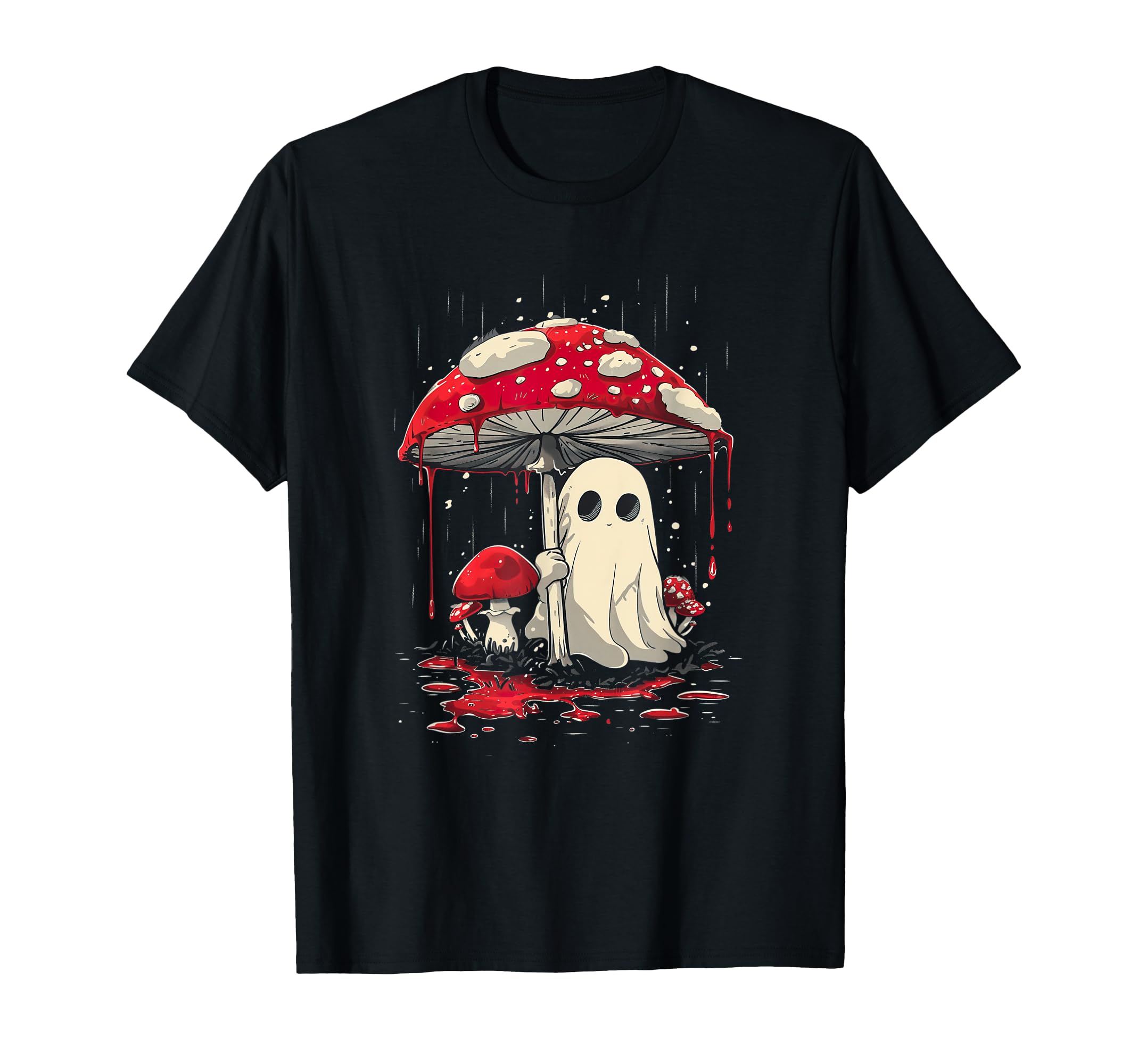 Ghostly Mushroom Cottagecore Tee