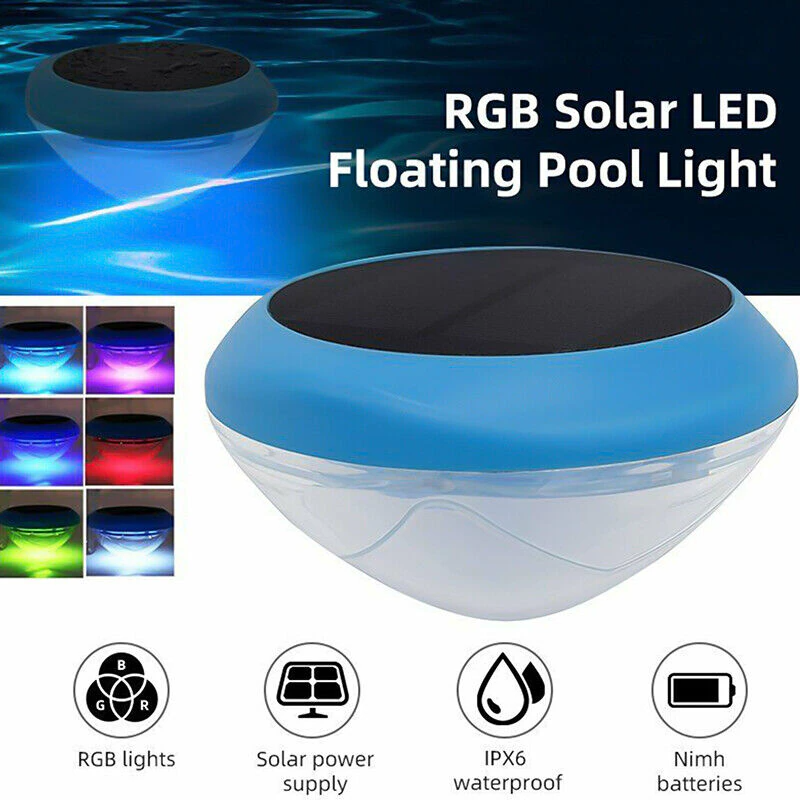 Solar RGB Floating Pool Light