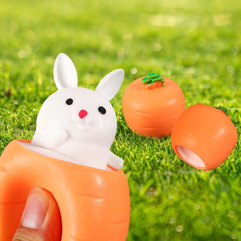 Charming Bunny Carrot Fidget Toy