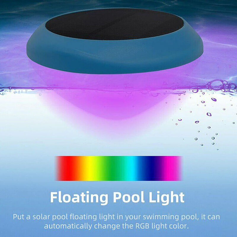 Solar RGB Floating Pool Light