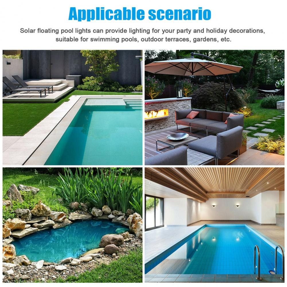 Solar RGB Floating Pool Light