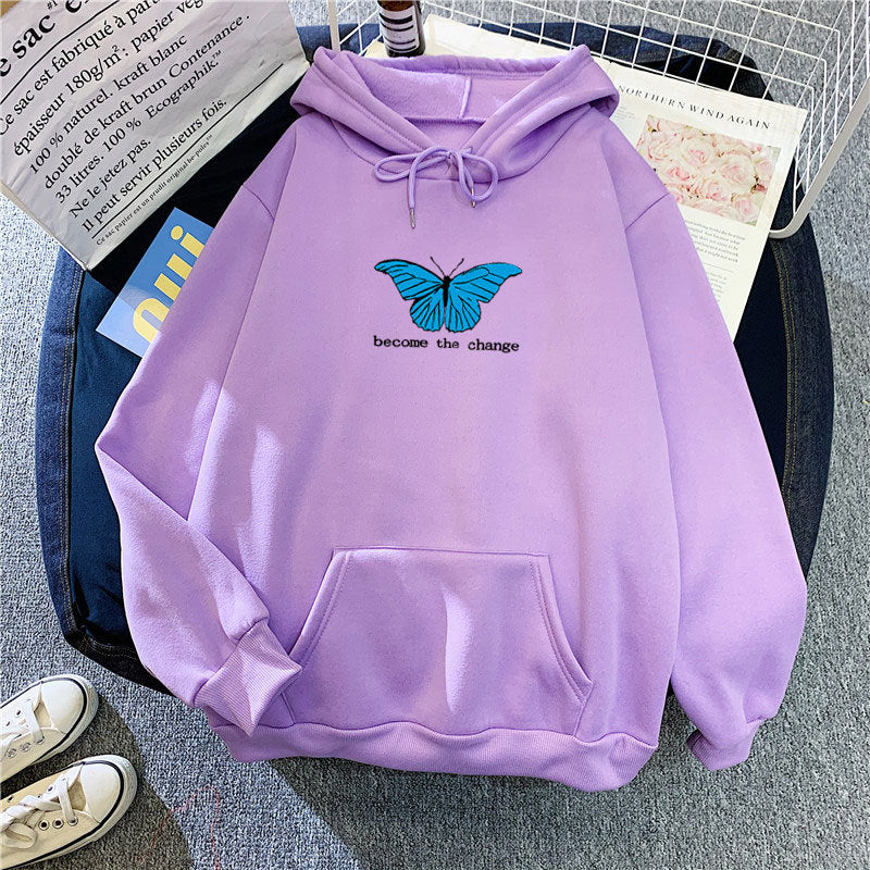 Butterfly Loose Fall-Winter Pullover