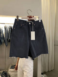 Chic Loose-Fit Denim Shorts