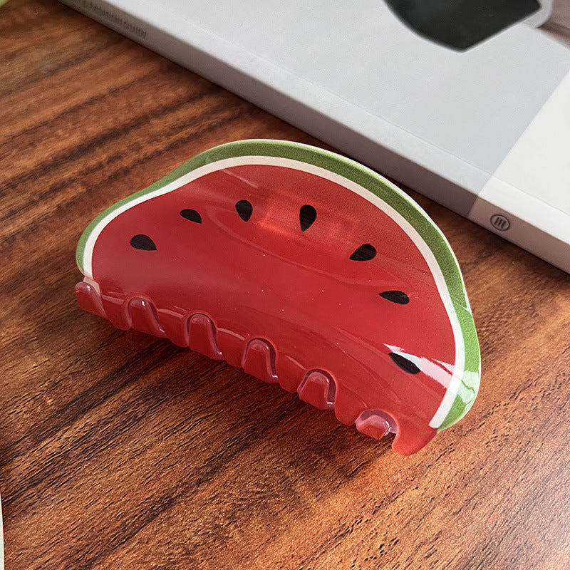 Fruit Motif Acrylic Hair Claw