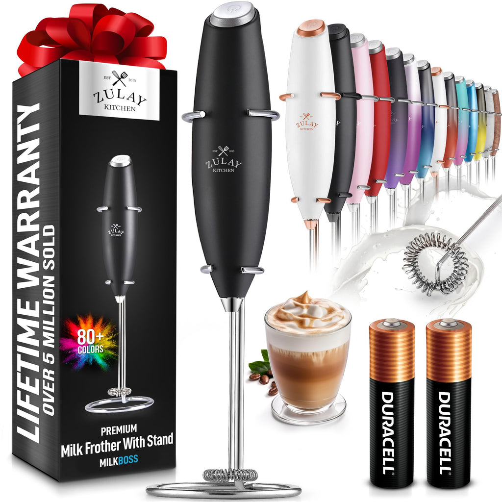 SleekPro Milk Frother with Dual Batteries