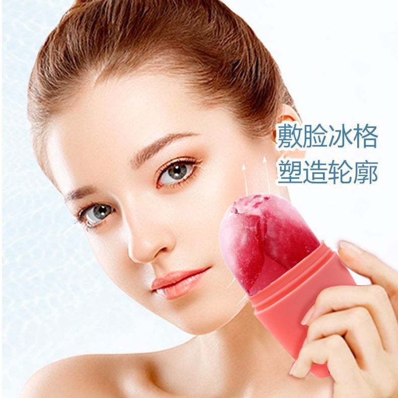 Silicone Ice Roller Facial Massage Tool – Portable Cooling Ice Tray
