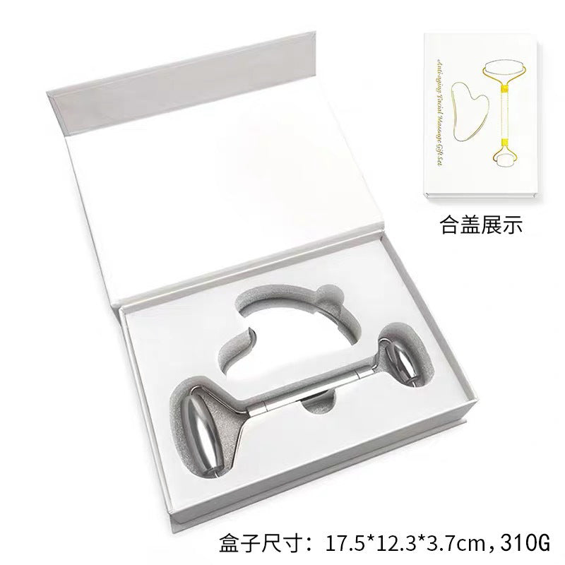 Stainless Steel Heart Gua Sha Scraping Plate – Face & Body Massage Tool