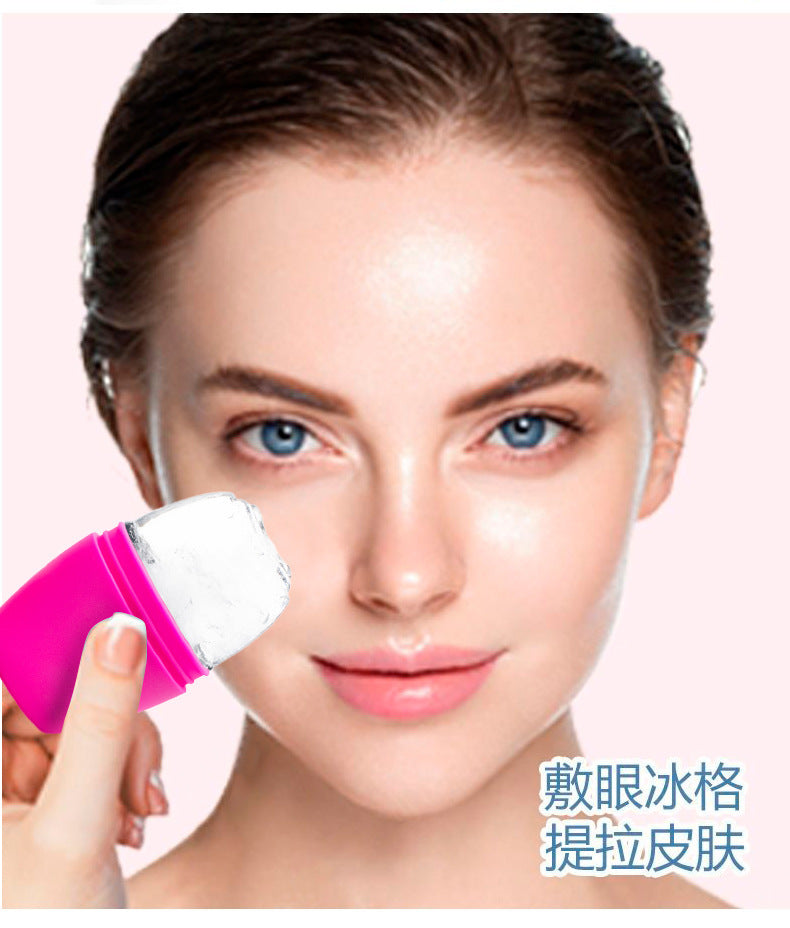 Silicone Ice Roller Facial Massage Tool – Portable Cooling Ice Tray