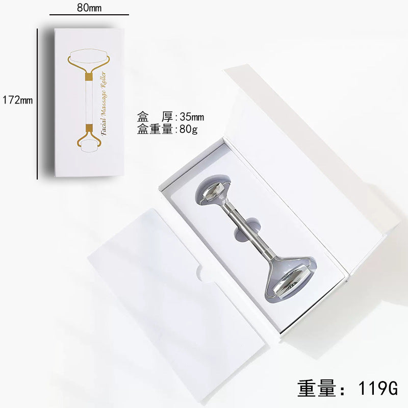 Stainless Steel Heart Gua Sha Scraping Plate – Face & Body Massage Tool
