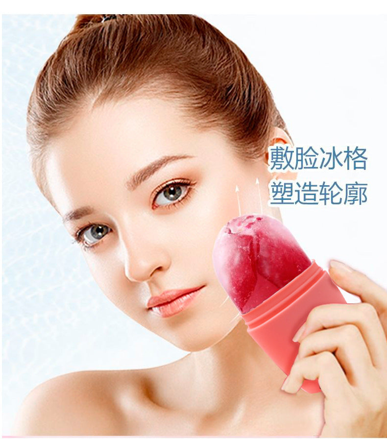 Silicone Ice Roller Facial Massage Tool – Portable Cooling Ice Tray