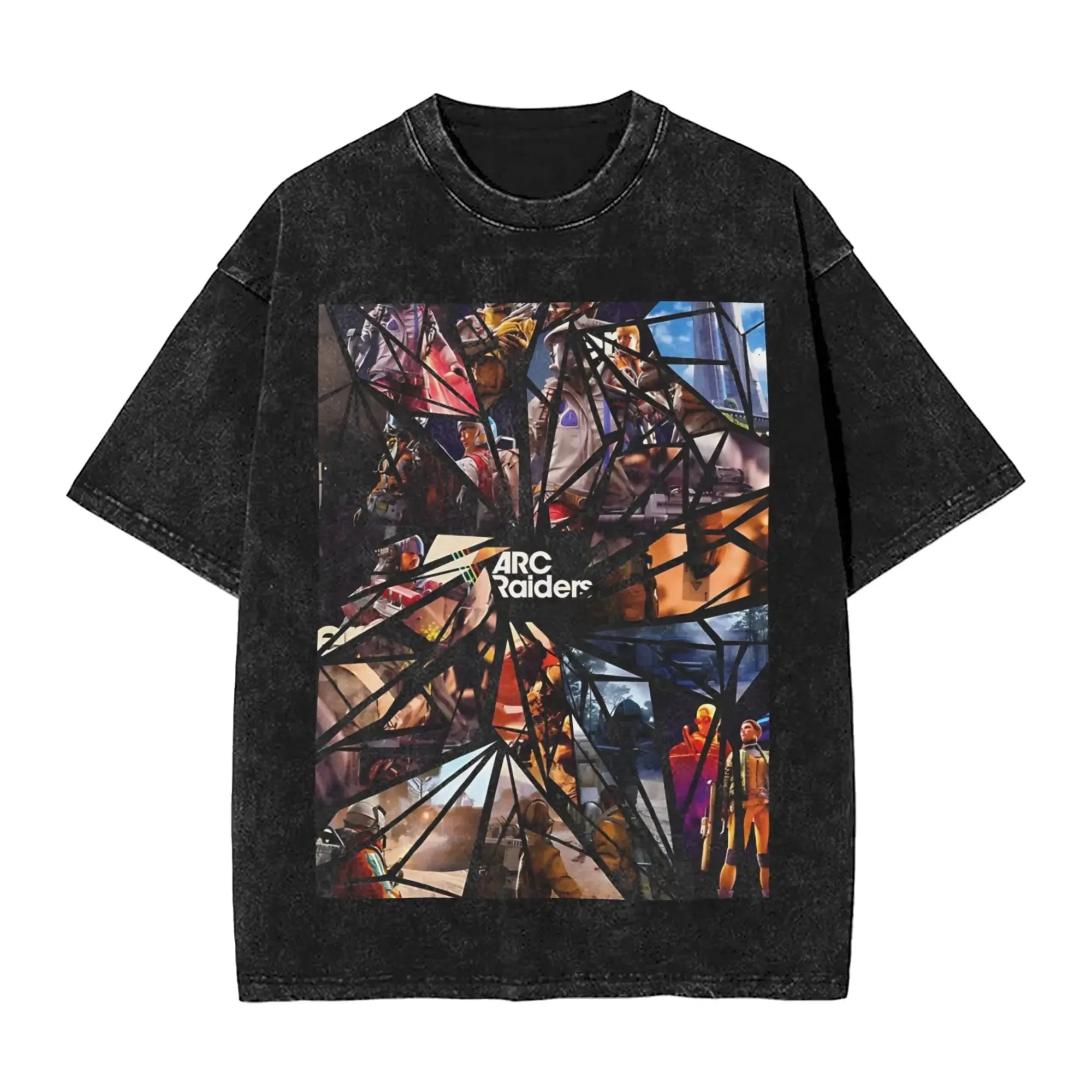 New Arc Raiders Game Peripherals Graphic Print T-Shirts Men Women Retro Washed Cotton Tees Loose Oversized Unisex Fashion Tops