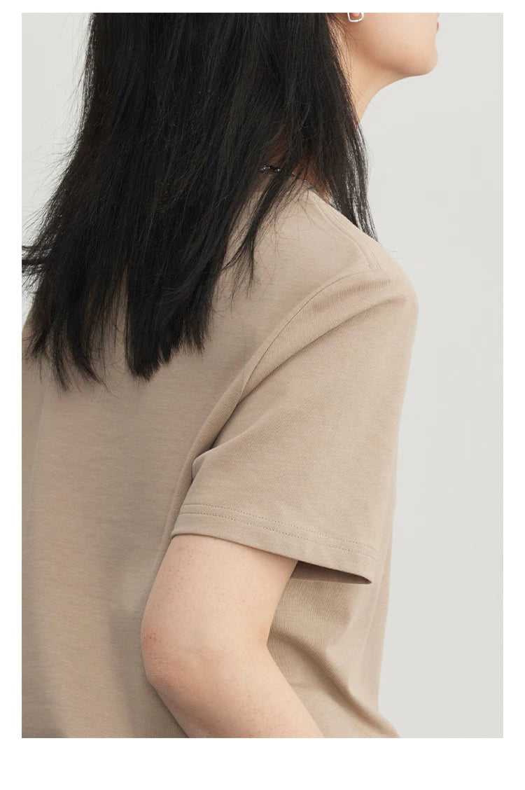 Women's Basic O-Neck Short Sleeve T-Shirt – Solid Casual Tee