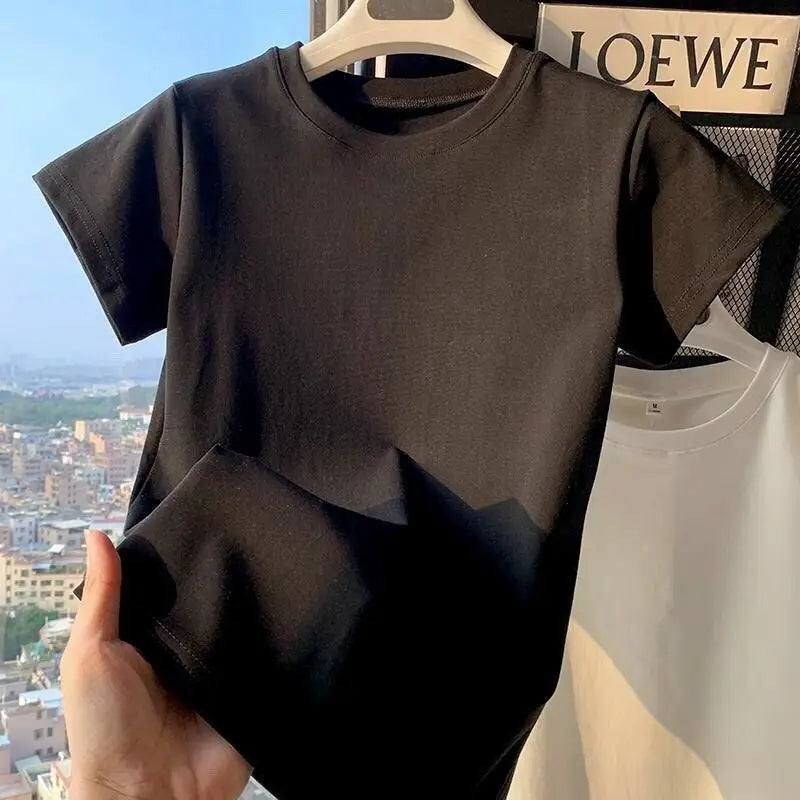 Women's Short Sleeve T-Shirt – Casual Slim Fit Summer Top