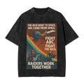 New Arc Raiders Game Peripherals Graphic Print T-Shirts Men Women Retro Washed Cotton Tees Loose Oversized Unisex Fashion Tops