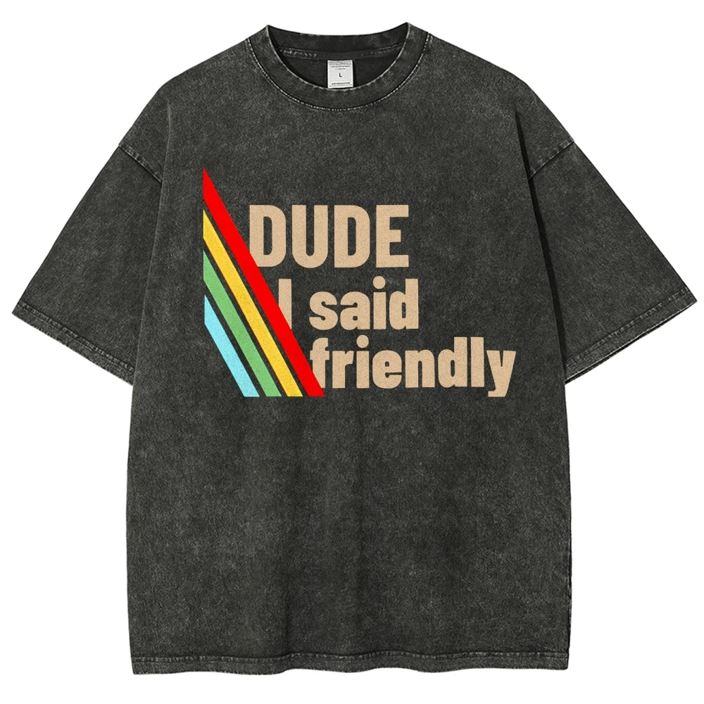 Hot Game ARC Raiders Washed Oversized T-shirt Men Women Retro Street Y2k Heavy Cotton High Quality Short Sleeve Casual Clothing
