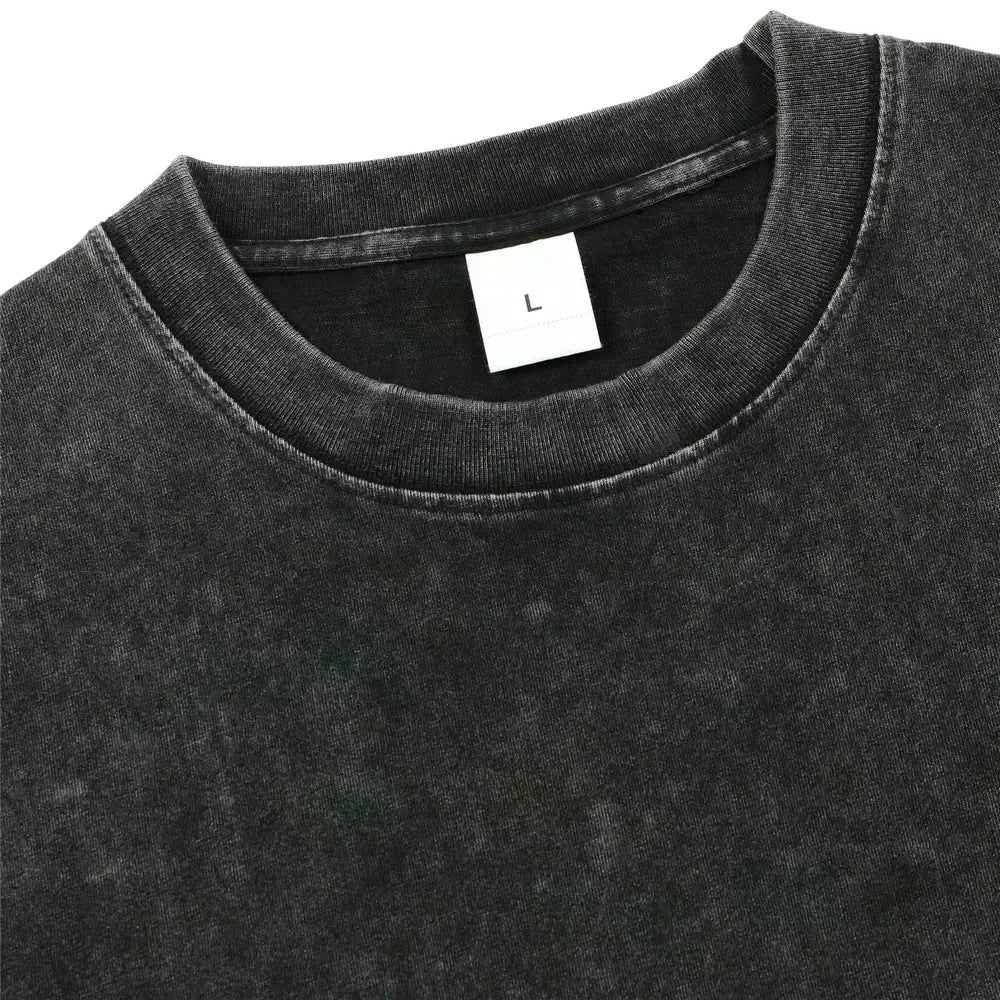 Hot Game ARC Raiders Washed Oversized T-shirt Men Women Retro Street Y2k Heavy Cotton High Quality Short Sleeve Casual Clothing