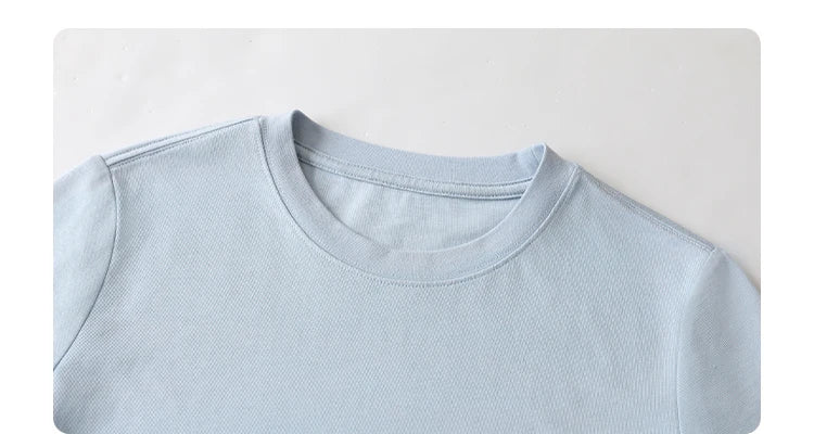 Women's Basic O-Neck Short Sleeve T-Shirt – Solid Casual Tee