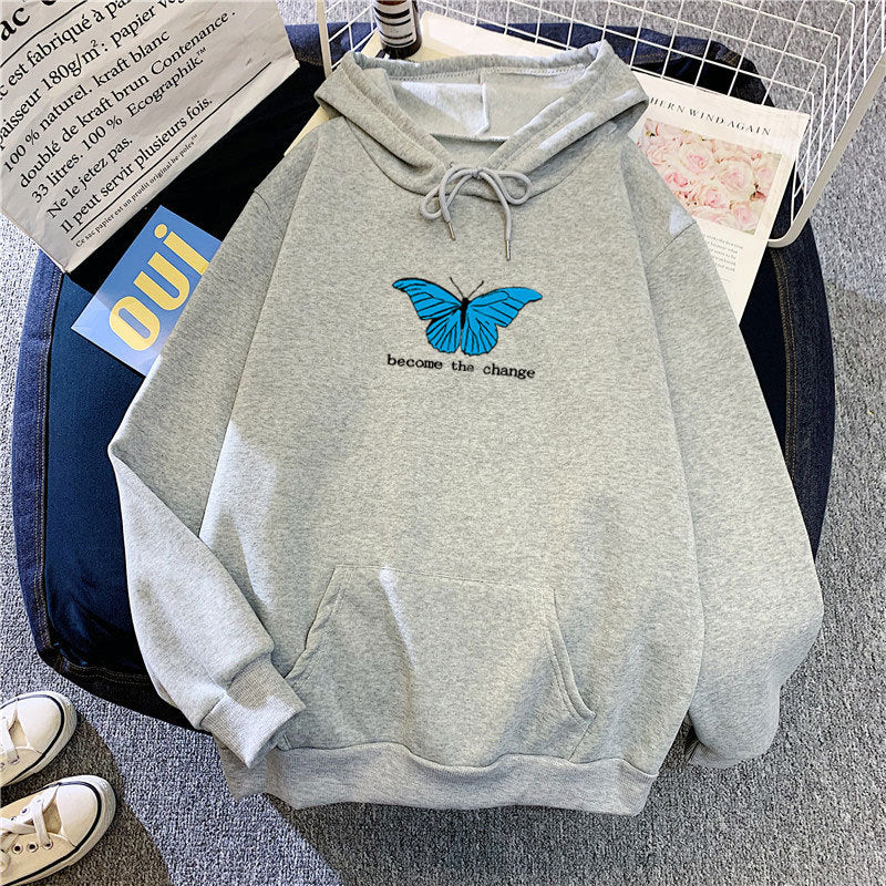 Butterfly Loose Fall-Winter Pullover