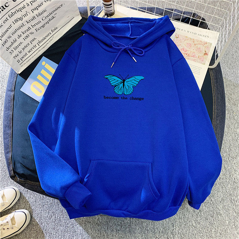 Butterfly Loose Fall-Winter Pullover