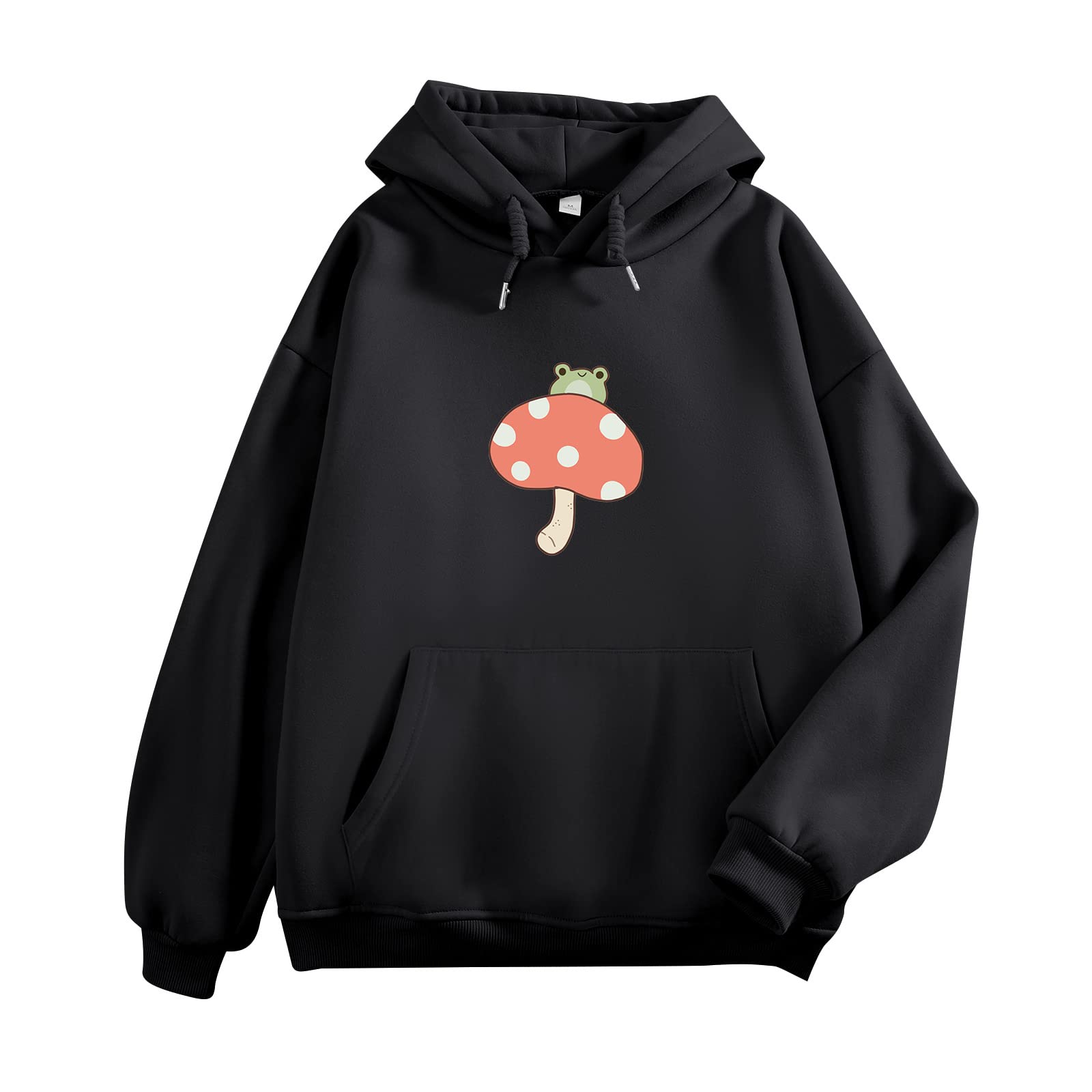 KEEVICI Cozy Frog & Mushroom Hoodie