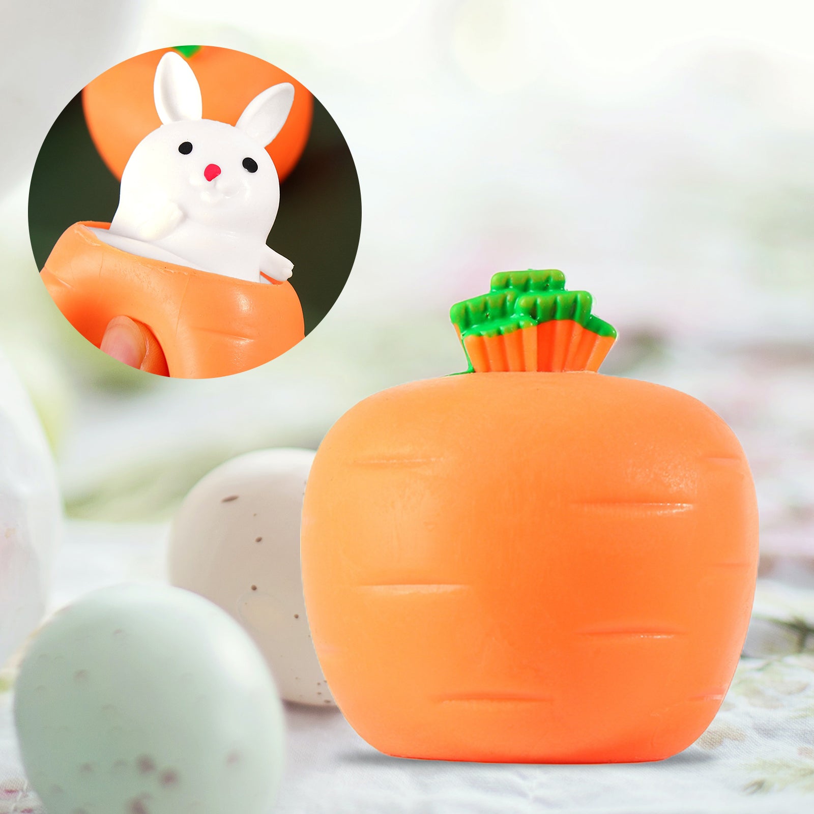 Charming Bunny Carrot Fidget Toy