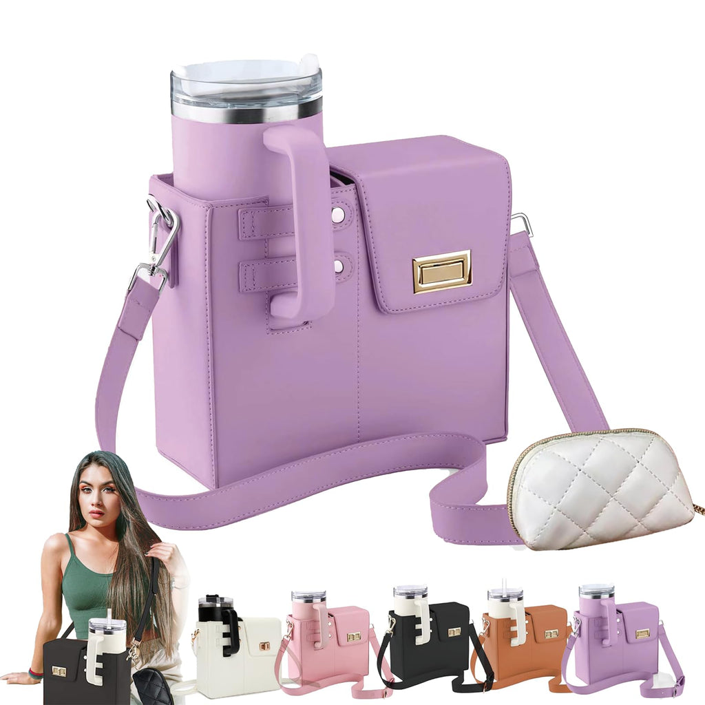 Tumbler Purse Crossbody Bag – Cylinder Shoulder Bag for Women