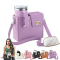 Tumbler Purse Crossbody Bag – Cylinder Shoulder Bag for Women