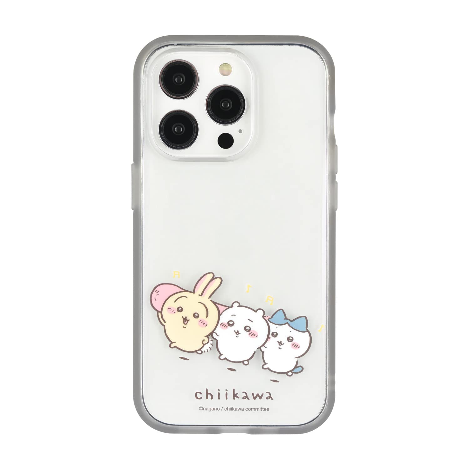 Gourmandise CK-14B Chiikawa IIIIfit Clear Case Compatible with iPhone 14 Pro / 13 Pro (6.1-inch) Gyoniso