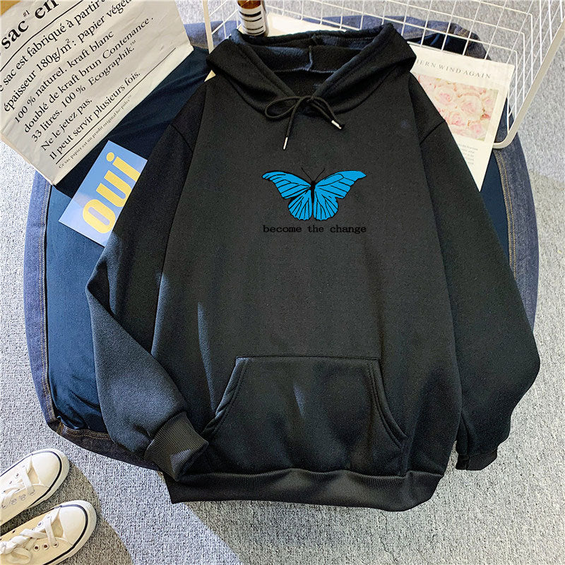 Butterfly Loose Fall-Winter Pullover